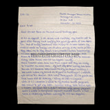Chester Dewayne Turner Signed Letter
