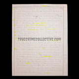 Dennis Rader “BTK” Signed Letter with Hand-Drawn Anagram