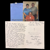 Frank A. Walls Signed Card & Prison Photo