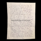 Charles Albright “The Eyeball Killer” Signed Letter