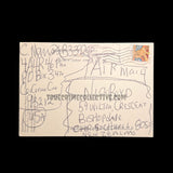 Charles Manson Double Signed Postcard