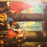 Charles Manson Double Signed Postcard