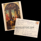 Charles Manson Double Signed Postcard