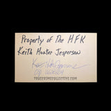 Keith Hunter Jesperson Signed Postcard