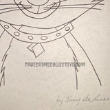 Henry Lee Lucas Signed Drawing