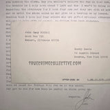 John Wayne Gacy Signed Letter & Note Card