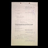 Ted Bundy Double Signed Trial Document