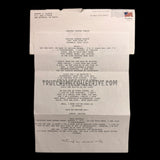 Rodney Alcala “The Dating Game Killer” Signed Letter