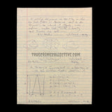 Herbert Mullin Signed Notes/Sketch