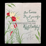 Robin Gecht Seven Page Letter & Hand-Made Card
