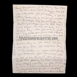 Charles Manson Four Page Handwritten Letter