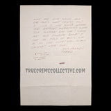 Richard Ramirez Signed Letter & Drawing
