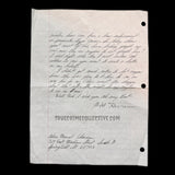 William Heirens “The Lipstick Killer” Signed Letter