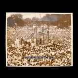 Original Press Photo of Public Hanging