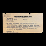 Charles Manson Original Arrest Abstract for Tate/LaBianca Murders