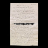 Charles “Tex” Watson Signed Letter
