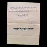 Aileen Wuornos Four Page Signed Letter