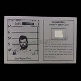 John Wayne Gacy Shirt Swatch