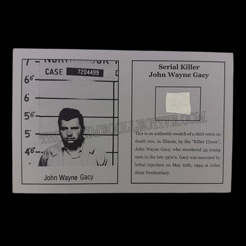 John Wayne Gacy Shirt Swatch