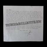 John Wayne Gacy Three Page Letter