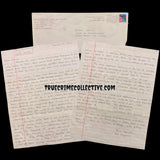 Ted Kaczynski “The Unabomber” Signed Letter