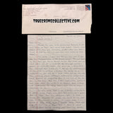 Ted Kaczynski “The Unabomber” Signed Letter