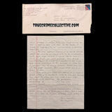 Ted Kaczynski “The Unabomber” Signed Letter