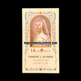 Timothy McVeigh Funeral Card