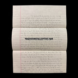 Damien Echols Signed Letter from Death Row