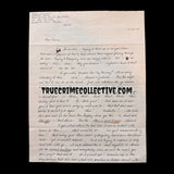 Aileen Wuornos Four Page Letter & Bookmark