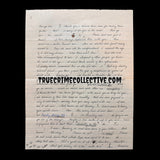Aileen Wuornos Four Page Letter & Bookmark