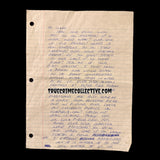 Richard Ramirez “The Night Stalker” Signed Letter & Drawing