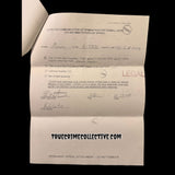 Charles Manson Signed Envelope with Legal Documents