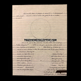 Aileen Wuornos Four Page Signed Letter with Drawings