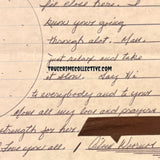 Aileen Wuornos Four Page Signed Letter with Drawings