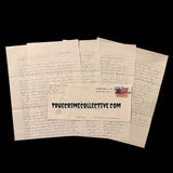 Todd Kohlhepp Signed Letter