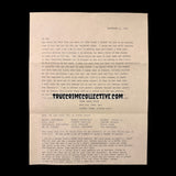 Arthur Shawcross Signed Letter