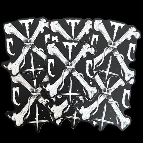 True Crime Collective Logo Stickers