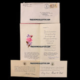 Ed Gein Signed Card with Rare Extras