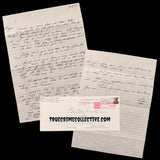 Bobby Joe Long Signed Letter