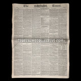 Jack the Ripper Original London Times Newspaper from 1888