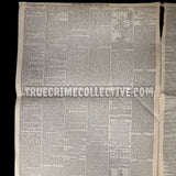 Jack the Ripper Original London Times Newspaper from 1888