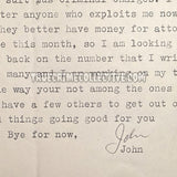 John Wayne Gacy Signed Letter