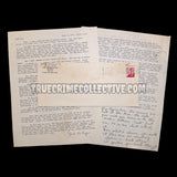 David Berkowitz “Son of Sam” Signed Letter & Envelope