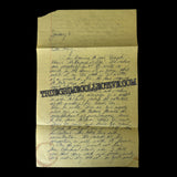 Ted Bundy Three Page Handwritten Letter- Signed