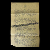 Ted Bundy Three Page Handwritten Letter- Signed