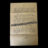 Ted Bundy Three Page Handwritten Letter- Signed