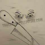 Richard Ramirez Artwork with “Night Stalker” Signature