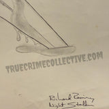 Richard Ramirez Artwork with “Night Stalker” Signature